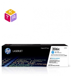 Mực HP 206X LaserJet M255-M282-M283 Cyan W2111X