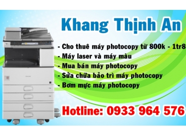 Cho thuê máy photocopy RICOH, XEROX GIÁ RẺ tại quận 12