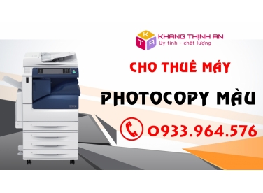 Dịch vụ cho thuê máy photocopy màu chất lượng và uy tín