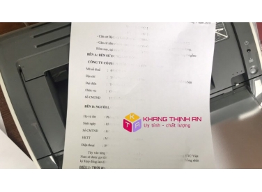 Máy in bị nhòe, mờ chữ – Nguyên nhân và cách khắc phục hiệu quả