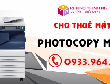 Dịch vụ cho thuê máy photocopy màu chất lượng và uy tín