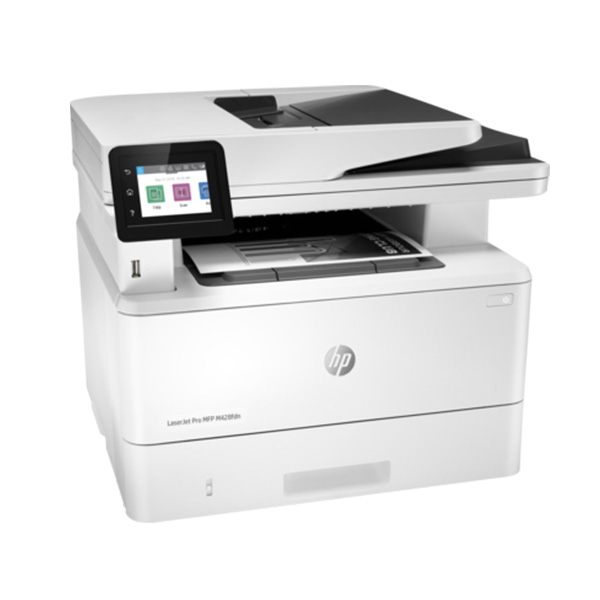 Máy in đa chức năng HP LaserJet Pro MFP M428fdn (W1A29A) Thiết kế hiện đại, tiện dụng Máy in đa chức năng HP LaserJet Pro MFP M428fdn (W1A29A) được thiết kế nhỏ gọn, phù hợp với văn phòng làm việc vừa và nhỏ, tích hợp đầy đủ các chức năng  In, copy, scan màu, fax với tốc độ incopy cực nhanh lến đến 38 trang phút, khay nạp bản gốc tự động ADF để scancopy liên tục 50 trang tài liệu giúp bạn giải quyết công việc anh chóng và hiệu quả.  Máy in đa chức năng HP LaserJet Pro MFP M428fdn h1  In, quét 2 mặt Máy in HP LaserJet Pro MFP M428fdn với công nghệ Dual CIS cho phép bạn quét tài liệu 2 mặt cùng lúc, nhờ công nghệ này bạn sẽ tiết kiệm thời gian cho công việc CopyScanFax ở chế độ quét 2 mặt tự động.  Cơ chế in đảo mặt tự động (Duplex) được tích hợp trên máy in HP LaserJet Pro MFP M428fdn. Bạn có thể tiết kiệm thời gian, tiết kiệm giấy và bảo vệ môi trường với những bản in hai mặt tự động.  Máy in đa chức năng HP LaserJet Pro MFP M428fdn h2  Dễ dàng quản lý các tác vụ Máy in HP LaserJet Pro MFP M428fdn tiết kiệm năng lượng với Công nghệ HP Auto-OnAuto-Off. In ấn tiêu hao ít năng lượng hơn các đối thủ cạnh tranh và được tăng cường bằng mực in Hp chính hãng với công nghệ JetIntelligence.  Máy in dễ dàng quản lý các thiết bị và thiết lập cài đặt nhờ HP Web Jetadmin với bộ tính năng quản lý thiết yếu.  Kết nối mạng Lan, in ấn di động Máy in HP LaserJet Pro MFP M428Fdn tích hợp sẵn tính năng kết nối qua mạng Lan giúp bạn kết nối dễ dàng và thuận tiện, bạn cũng có thể dễ dàng in và scan từ điện thoại di động nhờ các ứng dụng HP Smart App; Apple AirPrint™; Google Cloud Print™; HP ePrint; Mobile Apps; Mopria™ Certified.  Dễ dàng chụp quét các tập tin trực tiếp gửi đến email, USB, các thư mục mạng bằng các ứng dụng doanh nghiệp tải sẵn.  Máy in đa chức năng HP LaserJet Pro MFP M428fdn h3  Tới Phúc Anh để được tư vấn và sở hữu các sản phẩm công nghệ, laptop, PC, camera, linh kiện máy tính, thiết bị văn phòng,... chính hãng, uy tín cùng chất lượng dịch vụ tốt nhất hiện nay.  THÔNG SỐ KỸ THUẬT Sản phẩm	Máy in laser đen trắng Hãng sản xuất	HP Model	LaserJet Pro MFP M428fdn (W1A29A) Chức năng	Print, Copy, Scan, Fax, Email Khổ giấy	A4; A5; A6; B5 (JIS) Bộ nhớ	512Mb Tốc độ	PRINT SPEED BLACK Normal Up to 38 ppm In đảo mặt	Có ADF	Có Độ phân giải	PRINT QUALITY BLACK (BEST) Fine Lines (1200 x 1200 dpi) Cổng giao tiếp	USB LAN Dùng mực	 Hộp mực HP CF276A (~3.000 trang),  Hộp mực HP  CF276X (~10.000 trang). Mô tả khác	100-sheet tray 1, 250-sheet input tray 2; 50-sheet Automatic Document Feeder (ADF).